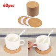 10Pcs SelfAdhesive Thickness Cork Coasters Squares Cork Mats Cork