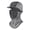 Black, variant on Fashion Ice Fabric Cycling Bike Face Mask Anti-sweat Breathable Cap Anti-UV Sunshade Riding Headgear Balaclava Moveable Summer Cooling Mask Sun Protection Balaclavas for Men Women Cycling Outdoor