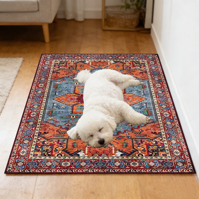 EGNMCR Bohemian Style Pet Changing Pads Washable Changing Pads For Cats And Dogs Suitable For Small Medium And Large Pet Such As Cats And Dogs Polyester mats