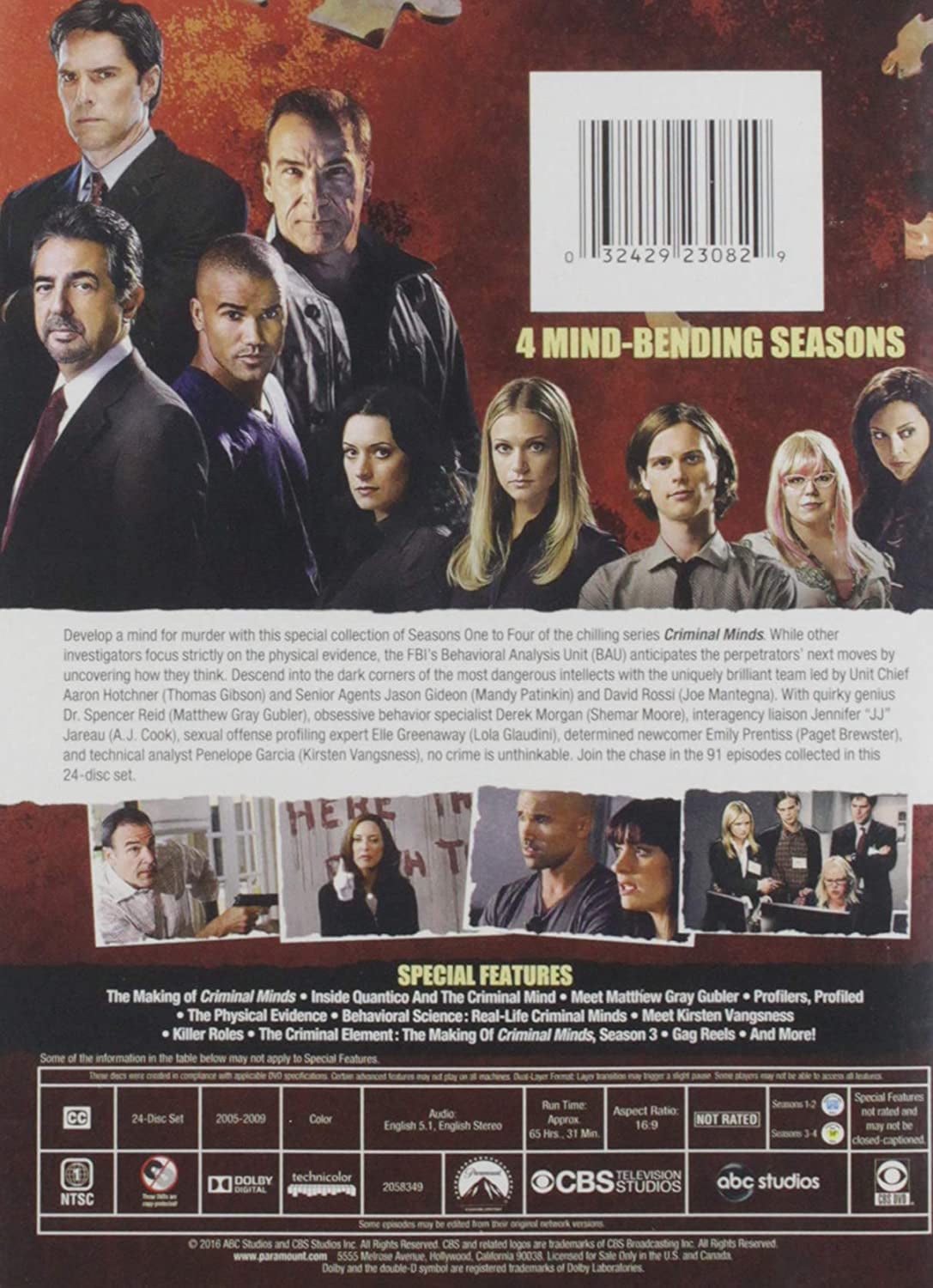 あNo.109　CRIMINAL MINDS シーズン6 DVDセット あNo.109 CRIMINAL MINDS シーズン6 DVDセット Amazon.com