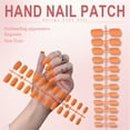 thumbnail image 3 of RAGUPEL 24Pcs Glue on Nails for Women,Orange Extra Short Press on Nails,Matte Finish Presson Nails for Women,Full Cover Nail Tips for Daily Life,Style1, 3 of 7