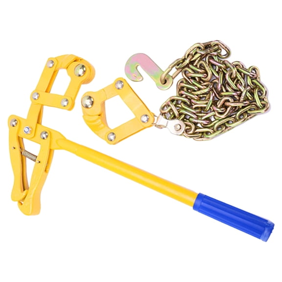 Heavy Duty Steel Fence Tightener Tool With 1.2M Chain For Chain Link Wire Mesh Fence Reinforcement And Garden Fence Installation