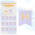 thumbnail image 2 of Banderín de cumpleaños Hirbisnis lavanda Happy Birthday, 13 unidades, 2 of 8