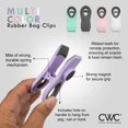 thumbnail image 2 of HAHDAXIA 10 Pc Chip Bag Clips- Kitchen Clips, Magnetic Chip Clips for Bags, Food Bag Clips with Airtight Seal (Multicolored), 2 of 5