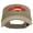 Khaki, variant on Spain Love Embroidered Cotton Twill Sun Visor - White OSFM