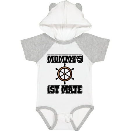 

Inktastic Mommy 1st Mate Sailing Outfit Gift Baby Boy or Baby Girl Bodysuit