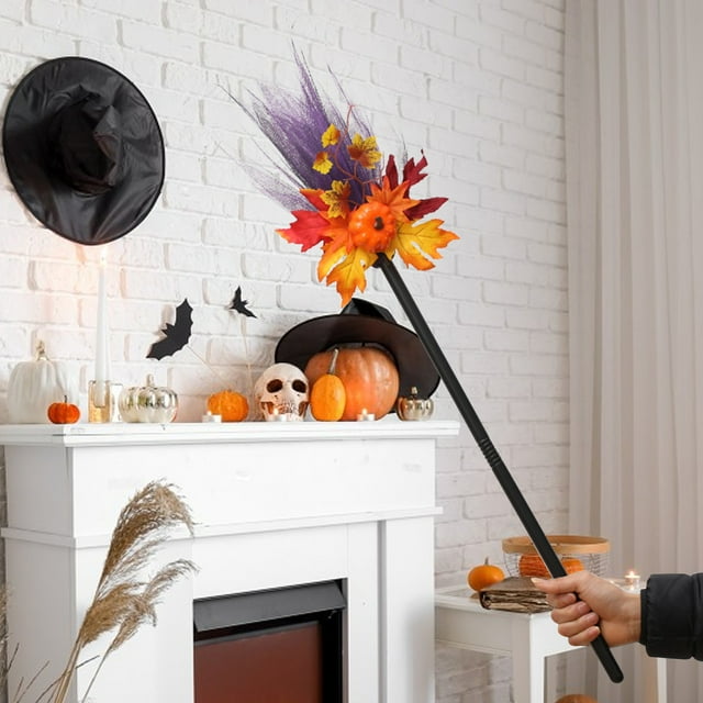 Bruja, Mago, Calabaza de Lana, Bruja, Fantasma, Accesorios de Decoración para Fiestas de Halloween, Baile, Guantelete Infantil de Halloween, Vuelo a Casa, Juego de Rol