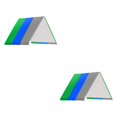 thumbnail image 2 of Redempat Waterproof Swing Set Replacement Tarp Roof Tent Sunshade Enhanced Performance Green Blue Gray 132x226cm 2Set, 2 of 6