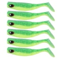 thumbnail image 1 of Señuelo falso, 6 piezas de PVC suave cebo artificial señuelo de pesca estándares líderes en la industria Jadeshay A, 1 of 8