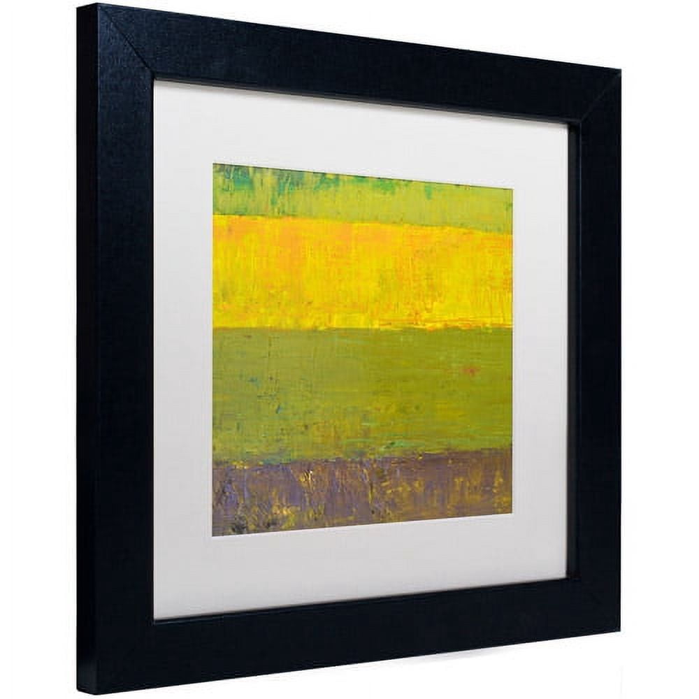 Trademark Fine Art "Highway Series Sunrise" Canvas Art by Michelle Calkins, White Matte, Black Frame