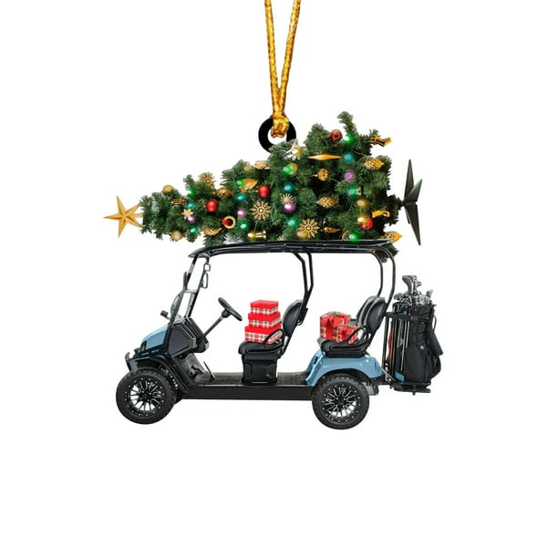 Decoración Navideña Personalizada para Coche, Regalo para Árbol de Navidad, Adornos Colgantes