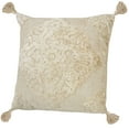 thumbnail image 6 of ember interiors Beige Traditional Textured Medallion Throw Pillow, 6 of 12