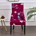 thumbnail image 2 of Stretch wingback Side Chair slipcover Printed, armless wingback Chair Cover with Elastic Bottom Sloping Armchair Covers Removable Washable Armchair Covers-AH-1 Pcs, 2 of 8