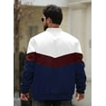 thumbnail image 7 of Fexilor Men's Bomber Jacket Casual Zipper Coat with Pockets Winter Windproof Jacket, 7 of 7