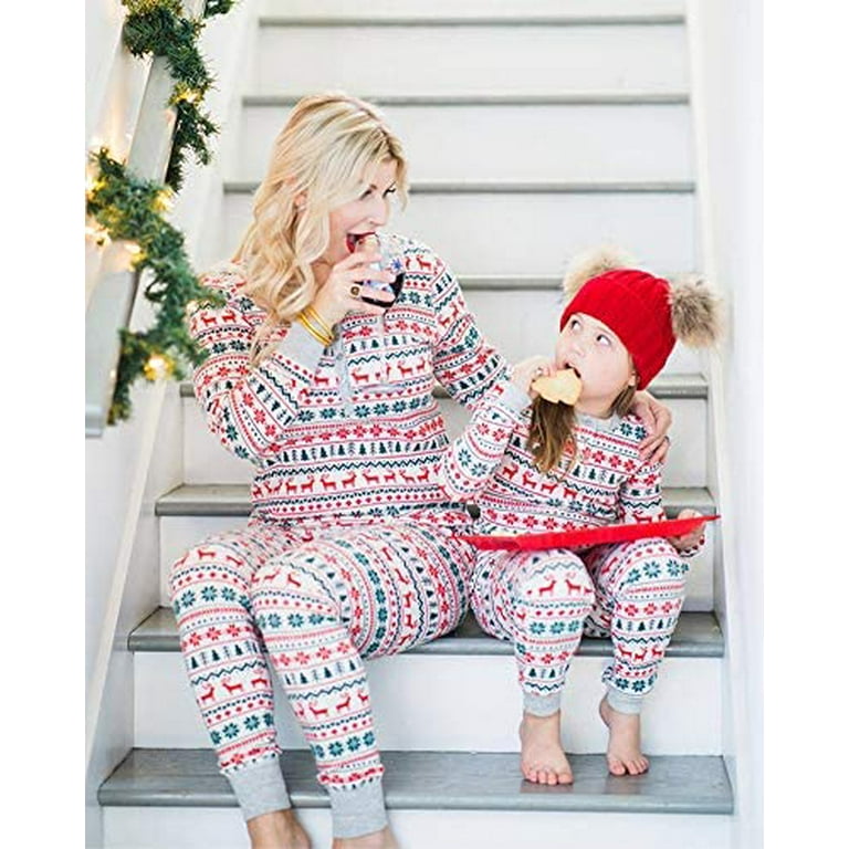 Mother And Daughter Traditional Pyjama Set