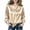 Gold, variant on Plus Size Tops for Women Long Sleeve Silk Blouses with Tie Solid Color Loose Casual Trendy Going out Tops