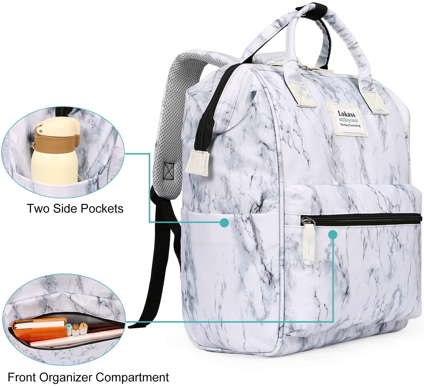 Practical and Convenient Sports Travel Bag with Two Side Pockets and a  Front Pocket Doesn't Take up Much Space Suitable for Travel, Dealatcity