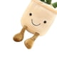 thumbnail image 4 of Juguete de planta de peluche, tulipán de peluche, buen adorno de muñeca de flores, tulipán, suculenta almohada de peluche hecha a mano con cuidado, 4 of 5