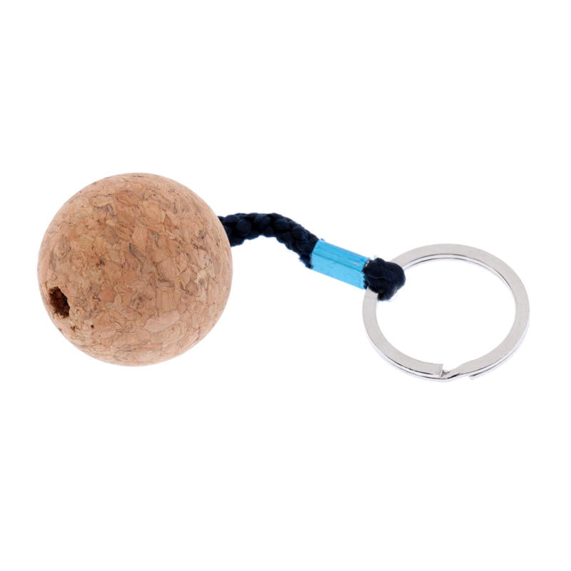 Details about   Fishing Key Chain Holder Pool Accessories Cork Ball Keychain Floating Buoy 
