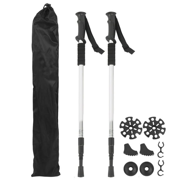 Set De 2 Bastones De Senderismo Plegables De Aluminio