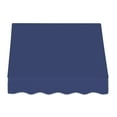 thumbnail image 2 of Awntech 3.38 Ft Dallas Retro Straight Slope Fixed Awning with Anodized Arms (40.5in x 16in x 30in), Navy, 2 of 5