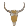 thumbnail image 6 of DecMode Brown Polyresin Skull Bull Wall Decor, 6 of 7