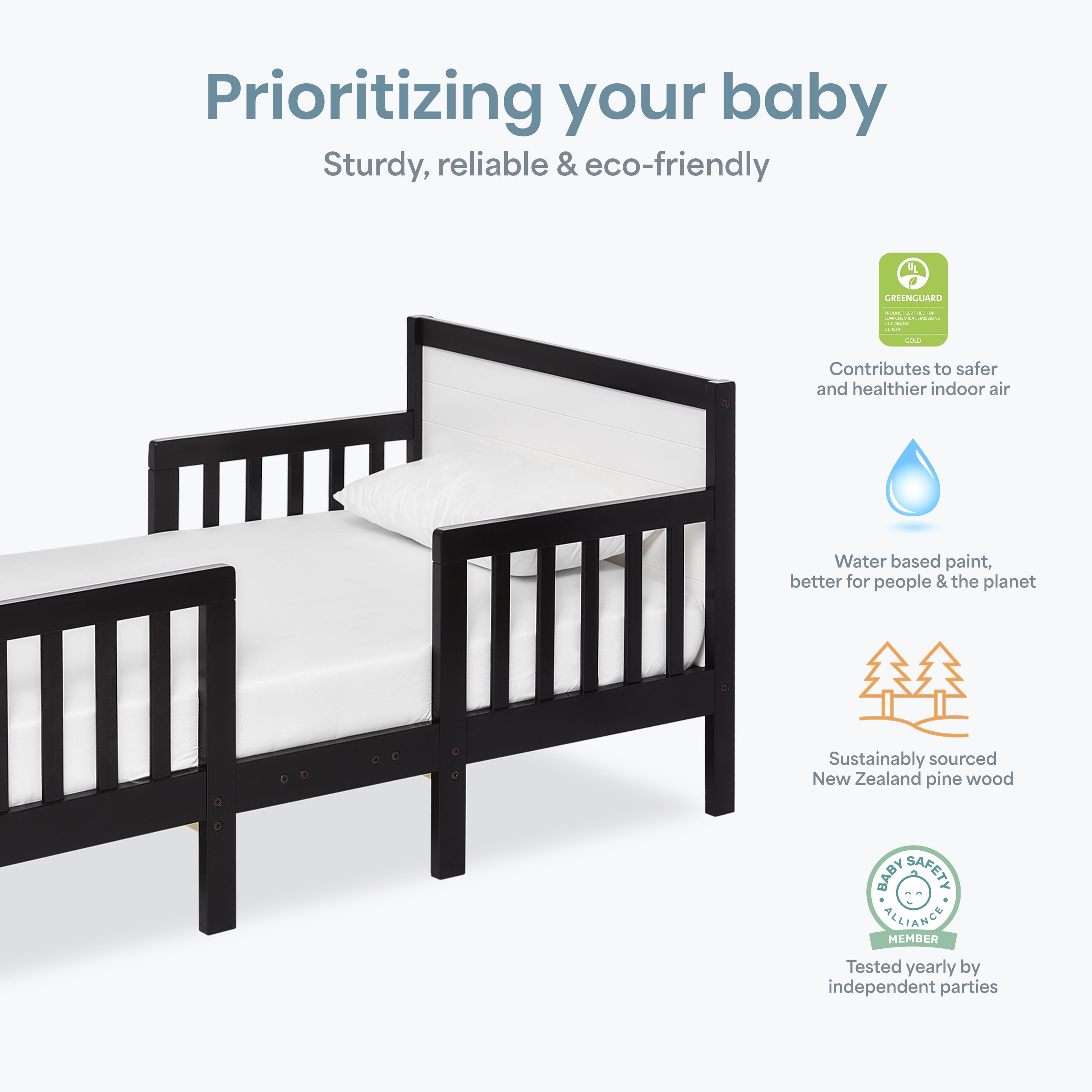 Dream On Me Lit convertible 3 en 1 pour tout-petit Hudson