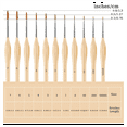 thumbnail image 2 of 11 Piece Painting Brushes Detail Set Fine Tip for Mini Model Crafts, 2 of 4