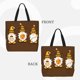 thumbnail image 2 of Balery Gnomes With Honey Bolsa de Mano para Mujeres con Cremallera, Bolsa de Gimnasio con Compartimentos, Bolsa para Laptop, Bolsa para Trabajo, 2 of 7