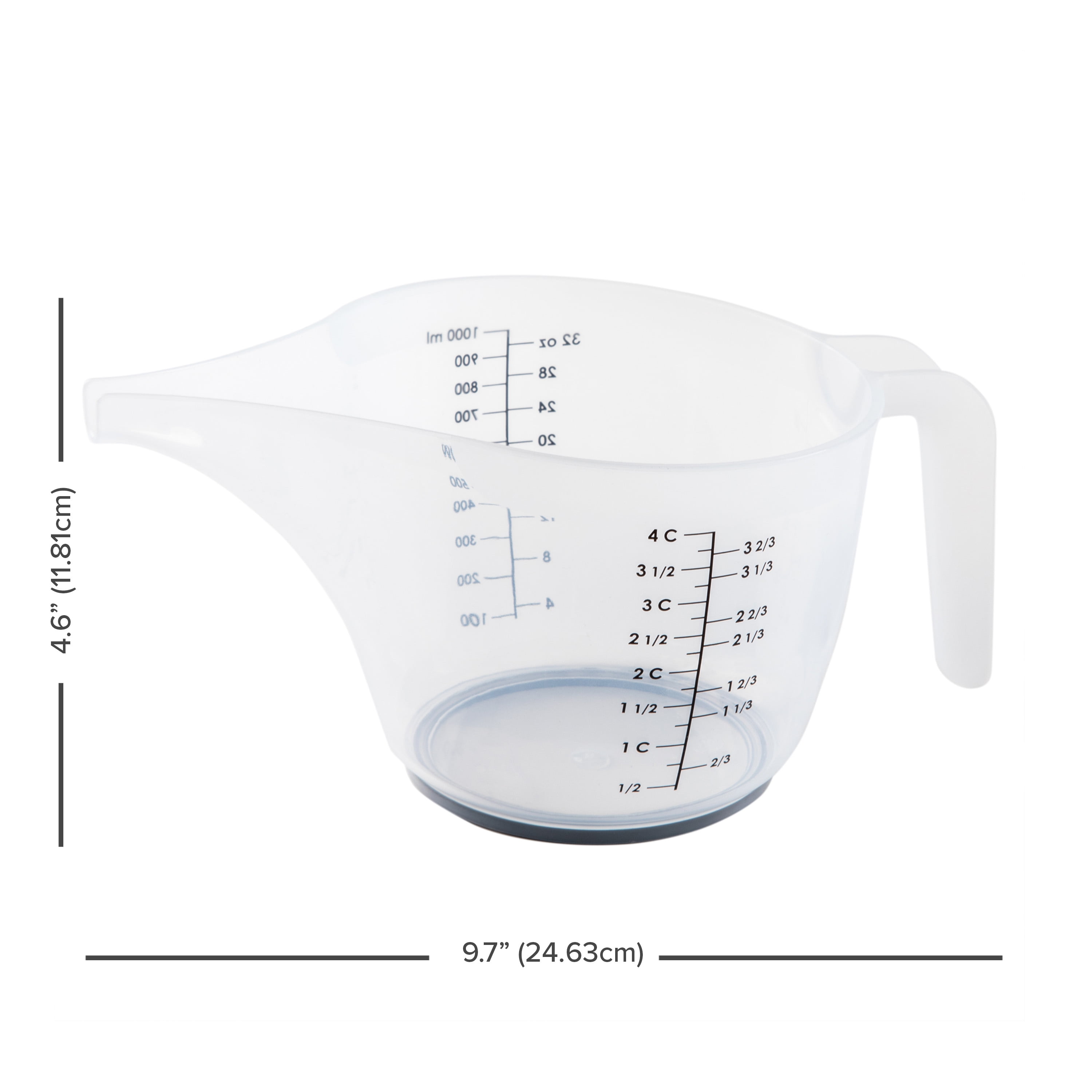 Prep Solutions Precise Pour Measuring Pitcher, Clear