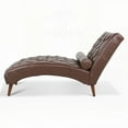 thumbnail image 3 of Modern Upholstered Chaise Lounge 25.39"W x 60.24"D x 32.28"H with Solid Wood Frame and High-Density Foam Filling, 3 of 16