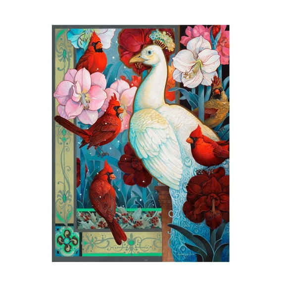 Canvas Wall Art - David Galchutt 'The Coming of Winter' Wall Art for Living Room, Bedroom, or Office Décor by Trademark Fine Art - 14 x 19 Inches