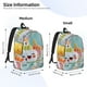 thumbnail image 2 of Disketp Kawaii Sushi Characters Delight Mochila de Lona Estampada, Mochila Escolar de Viaje Ligera para Estudiantes y Portátil-Medium, 2 of 5