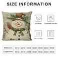thumbnail image 6 of SHANXI Festive Christmas Pillow Cover - Cozy Cushion Case for Holiday Decor 24x24in, 6 of 6