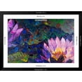 thumbnail image 5 of Art.com Oil Painting of Beautiful Lotus Flower Art Print by jannoon028, Black Frame Wall Art, 44" x 32", 5 of 5