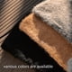 thumbnail image 4 of Black Bufanda de cachemira gruesa y suave para hombre de invierno, 4 of 4