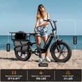 thumbnail image 6 of Electric Bike for Adults, 20"x4.0 Fat Tire E-Mountain Bike, 749W Motor, 48V 15Ah Battery, 27.9 MPH, 60 Miles Range, UL2849, 6 of 7
