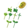 thumbnail image 4 of 8pcs Fruit Fork Children Toothpick Food Prod Leaves Plastic Decoration Lunch Box Accessory,Maoww, 4 of 9
