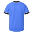 thumbnail image 5 of WPPGONE Kids Boys Athletic Button Down Shirt V Neck Short Sleeve Active Top Classic Baseball Style Mesh Fabric Breathable Sportswear Team Practice Playwear Casual Jersey Apparel, 5 of 6