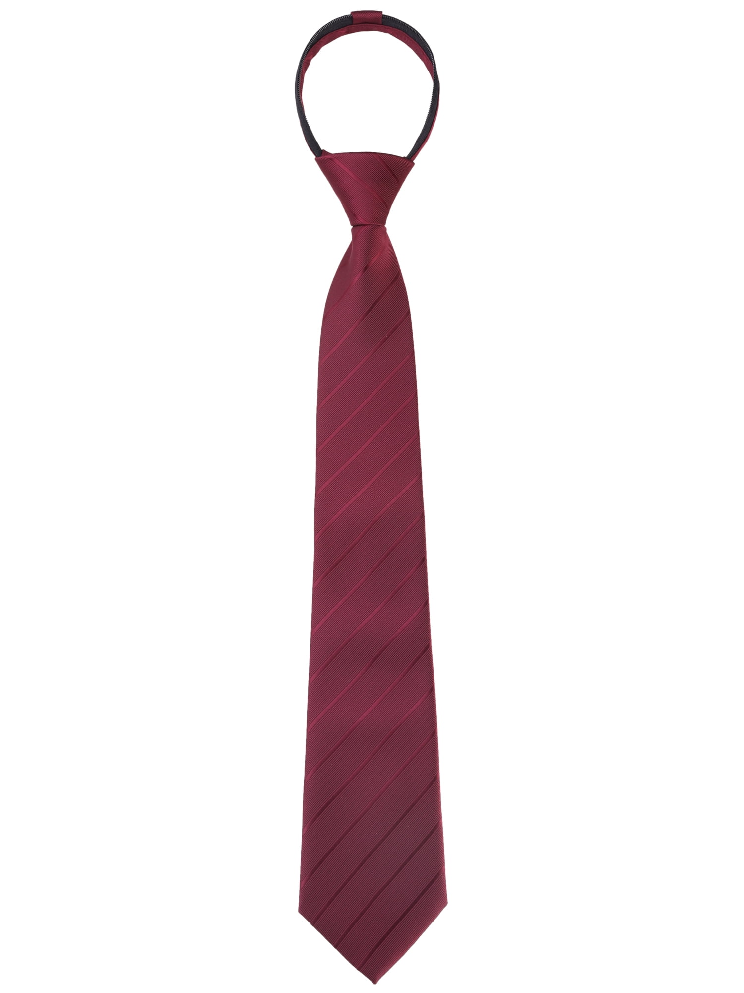Elerevyo Men's PreTied Necktie Patterned Zipper Ties for Business