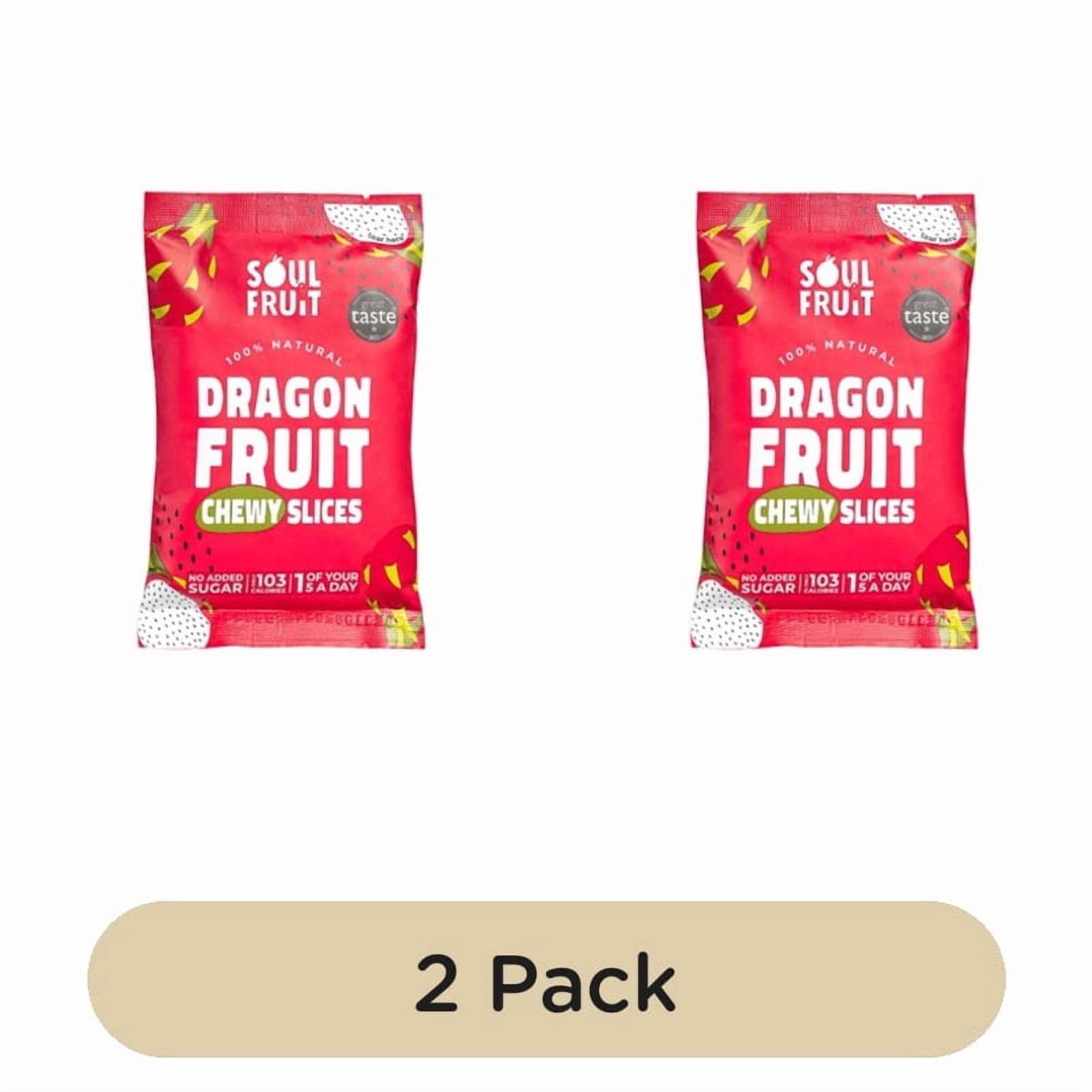 Soul Fruit Soft Dried Dragon Fruit 30g, British Import (Pack of 2)