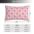 thumbnail image 2 of Kdxio Cotton Pillow Cases Pillowcases,Soft and Breathable Bedroom Pillow Cases-Strawberries, 2 of 8