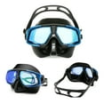 thumbnail image 2 of Rx Optical Diving Goggles Gear Set Hyperopia Myopia Snorkel Full Dry Tube Scuba Mask, 2 of 7