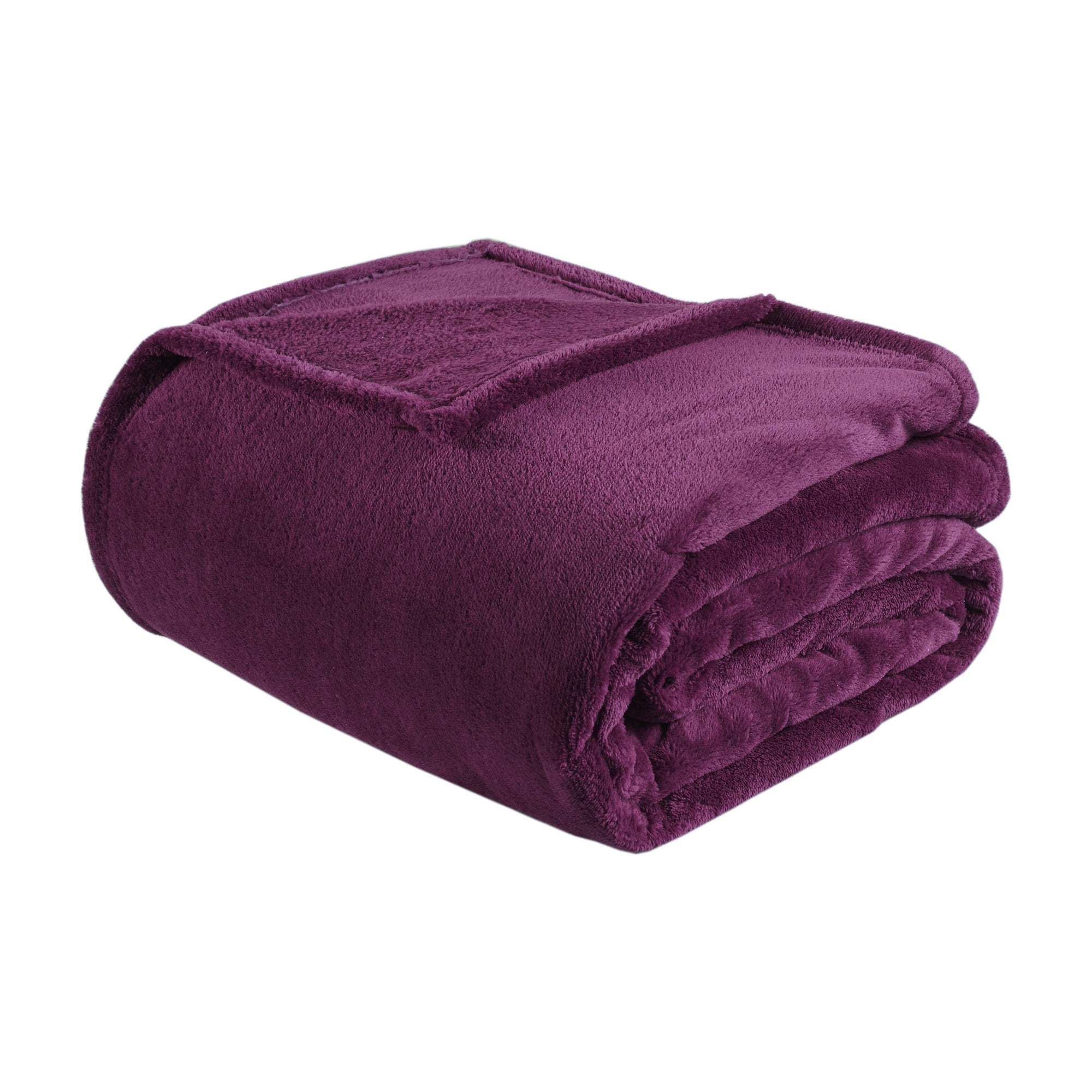Home Essence Oversized Plush Microlight Bed Blanket King Purple Com Home Essence Oversized Plush Microlight, Oversized Blanket For King Size Bed