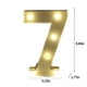 thumbnail image 2 of Fiudx Luces Led con Letras, Letrero de Marquesina a Pilas, Luz Blanca Cálida para Decoración de Fiestas, Palabras Personalizables para Cumpleaños, Bodas, Navidad, Uso En Interiores y Exteriores, Tama, 2 of 2