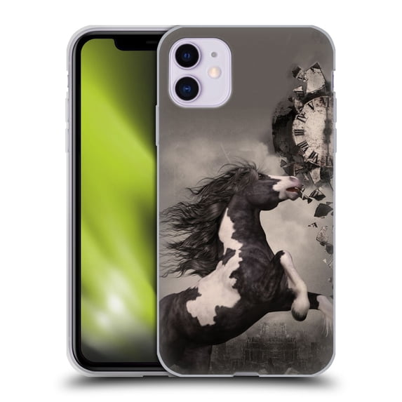 Head Case Designs Officially Licensed Simone Gatterwe Horses The Apocalypse Soft Gel Case Compatible with Apple iPhone 11
