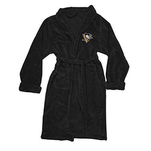 NORTHWEST NHL Pittsburgh Penguins Silk Touch Bath Robe, Large/X-Large, Team Colors