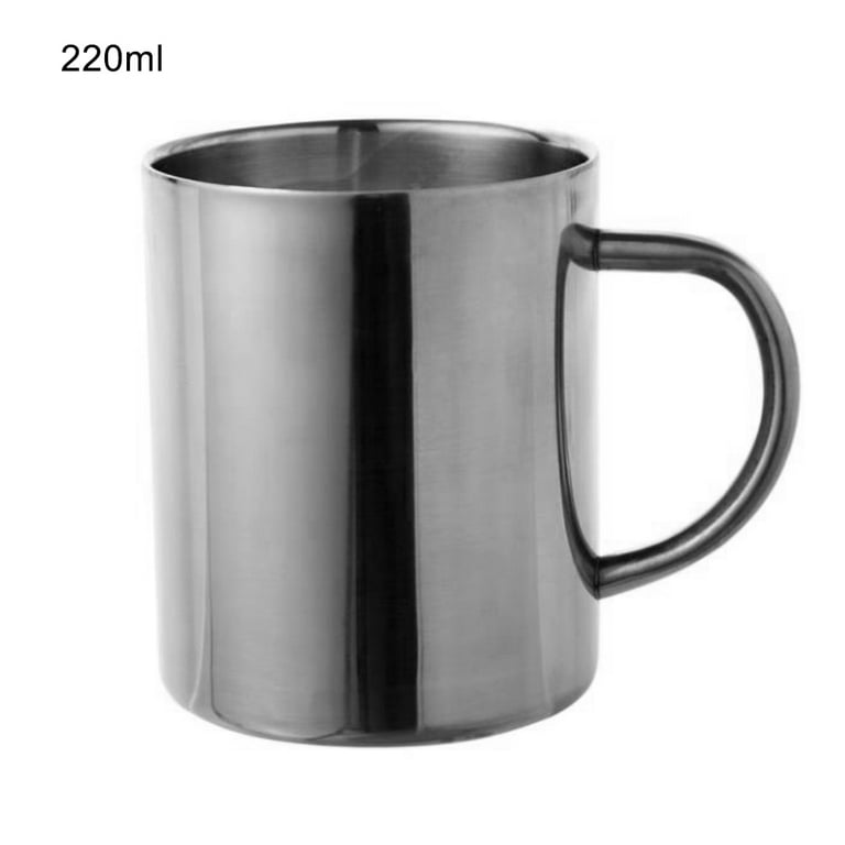 304 Stainless Steel Coffee Mugs Double Titanium Anti-hot Mug
