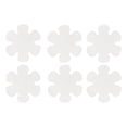 thumbnail image 2 of SeekLGT 6 PC White Non Slip Bathtub Stickers 3.93 Inch, Waterproof PEVA Shower Safety Decals, Self Adhesive Bright Flower Bath Treads for Floors and Tubs, 2 of 9