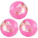 thumbnail image 1 of 16 Inch 3 Pack Inflatable Beach Balls Pink Water Beach Toys Gift Summer Outdoor Holiday Swimming Pool Party Beach Birthday Supplies for Kids Pool Hawa, 1 of 3